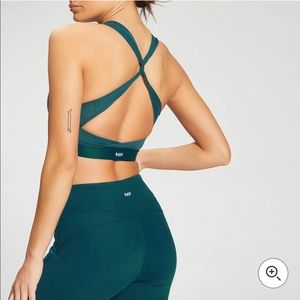 MP Women’s Power Cross Back Sports Bra - Deep Teal